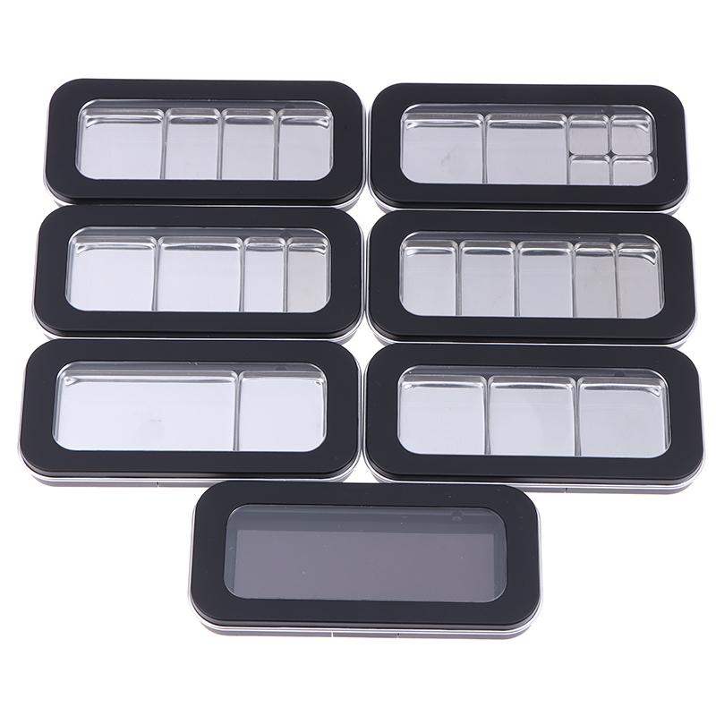 Empty Magnetic Eyeshadow Palette Refillable Black Clear Makeup Storage Case Box Diy Cosmetic Lipstick Foundation Blush Container