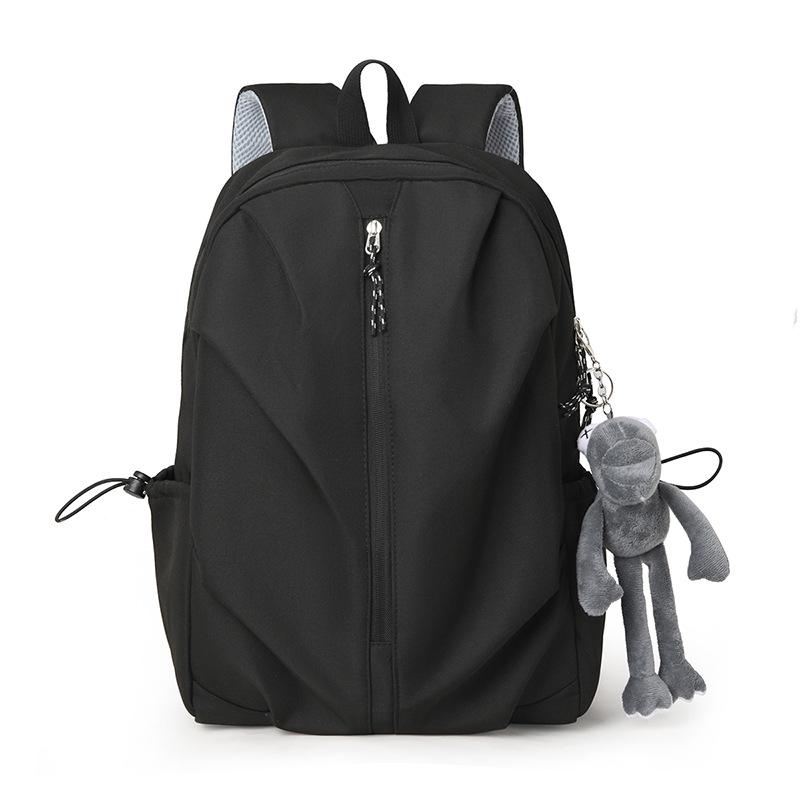 Damski Lekki Plecak Podróżny o Dużej Pojemności - Jednolity Kolor, Podwójne Ramię, Przyjazny dla Laptopa na Studia i do Turystyki Górskiej