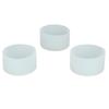 3 Pcs Silicone Cup Boot High Temperature Resistant Anti Slip Wear Scratch Water Bottle Bottom Sleeve Cover Transparent