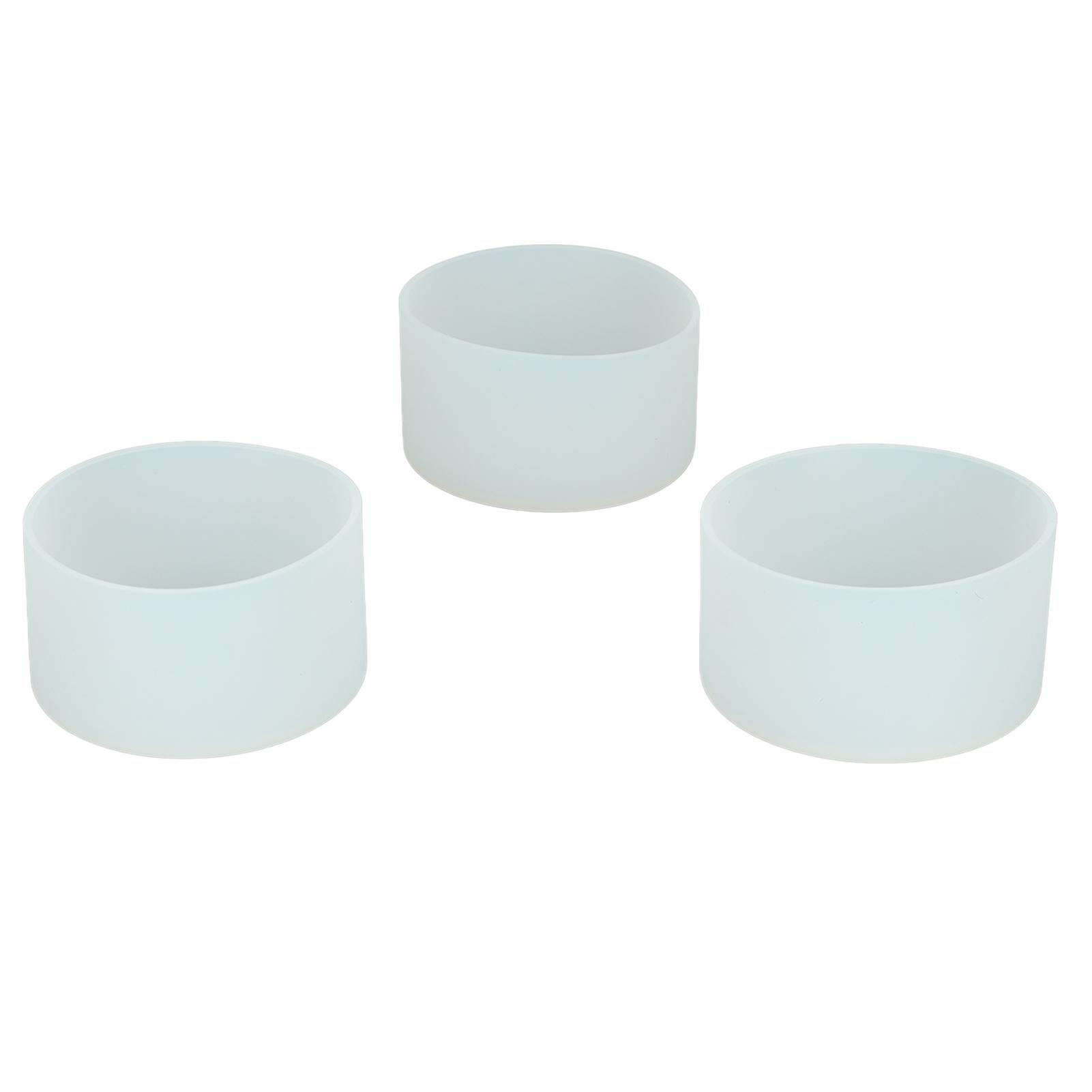

3 шт. силиконовый чехол для чашки, устойчивый к высоким температурам, противоскользящий, износостойкий, с защитой от царапин, дно бутылки с водой
