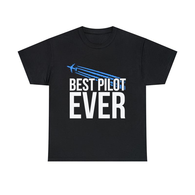 

Best Pilot Ever T Shirt S 5Xl - Men s Summer Cotton Graphic Tee S разноцветный