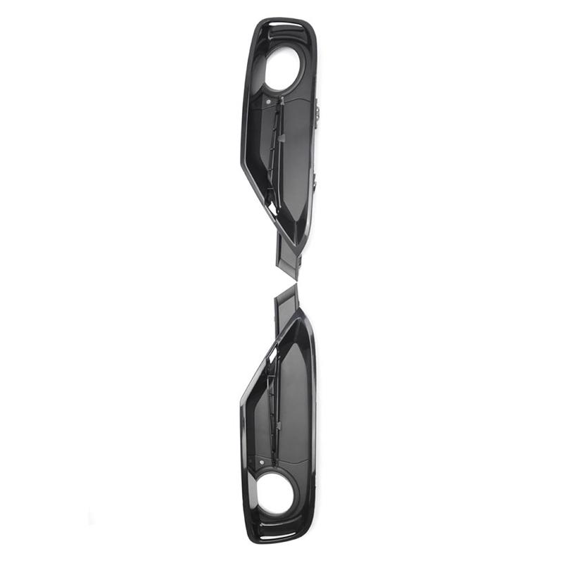 ABLZ-Front Fog Light Bezel Cover Without Decorative Strips For BMW 3 Series F30 F31 2011-2017 Fog Light Grille Trim Accessories