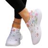 Large Size Casual Women's Shoes 2024 New Running Shoes Printed with Floral Rhinestones for Casual Sports