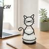 Hydroponic Plant Pot Cat Flower Holder, Multifunctional Desktop Vase Pen Organizer for Eco-friendly Holder Small Plants, Minimalist Stand with