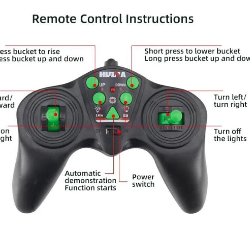 Нетоксичний 1/12 1/18 RC Вантажівка Машинка на пульті керування Самосвал Гусеничний Трактор 6-канальна Інженерна Машина Модель Екскаватора Іграшки Для дітей Подарунок