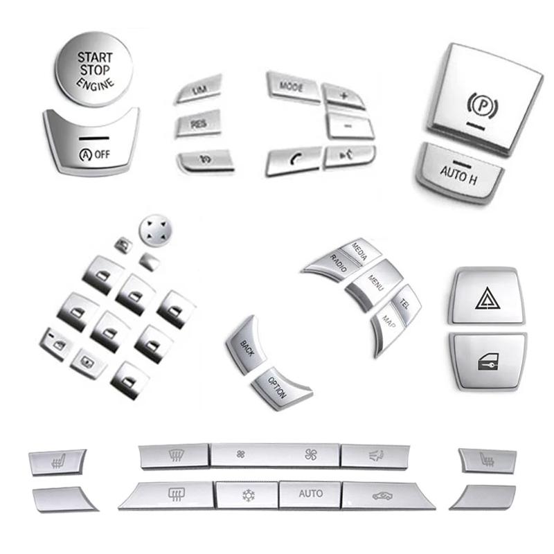 For BMW 5 6 7 Series 5GT F10 F11 F06 F07 F12 F01 F02 Heater Climate Air Conditioning Control Panel Button Cover Automotive Parts