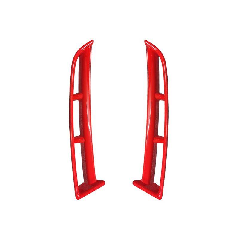 Carbon Fiber Front Fog Light Frame Trim Cover For Hyundai Tucson NX4 2024 Exterior Accessories