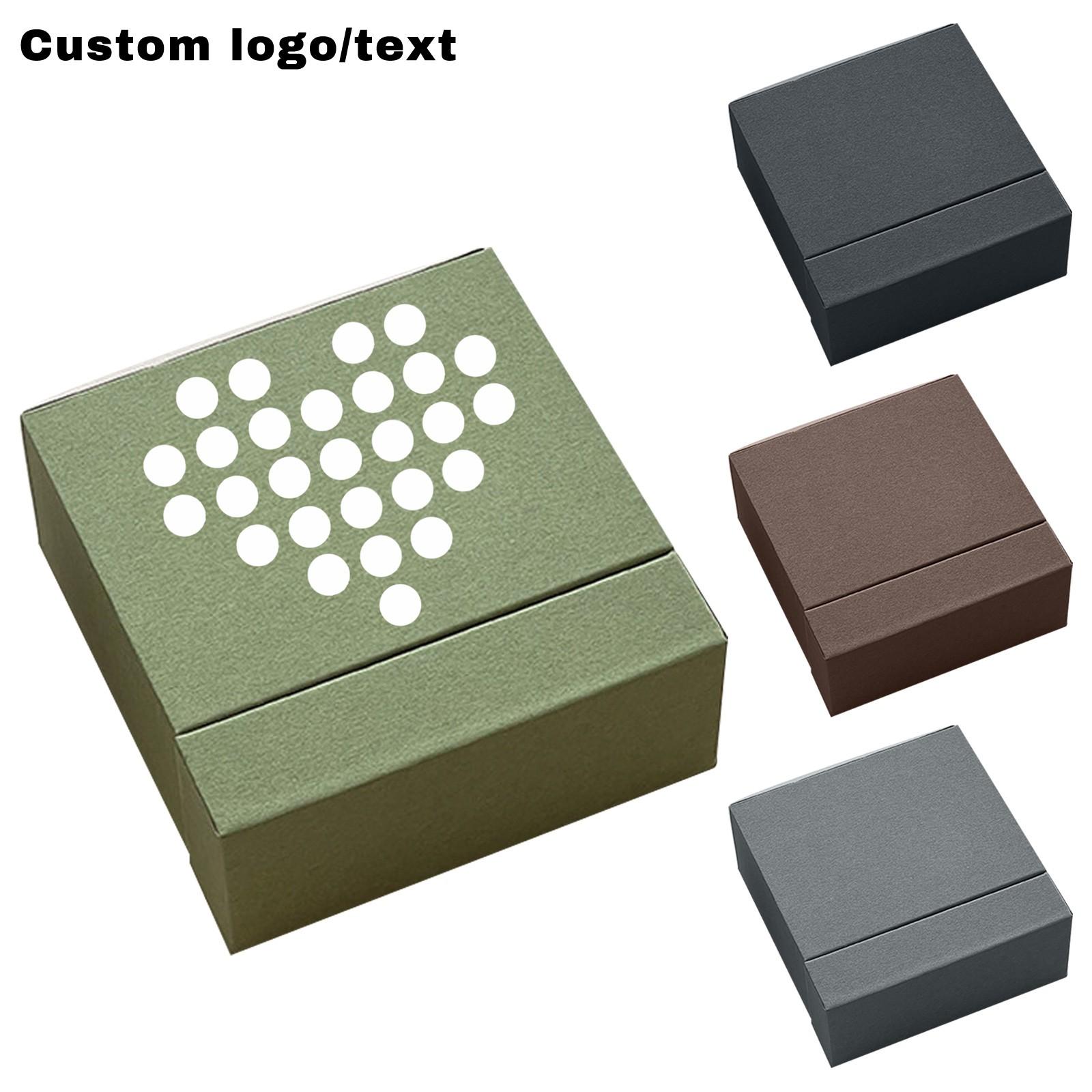 

Customized Pattern Text Jewelry Necklace Storage Box Jewelry Box One Size