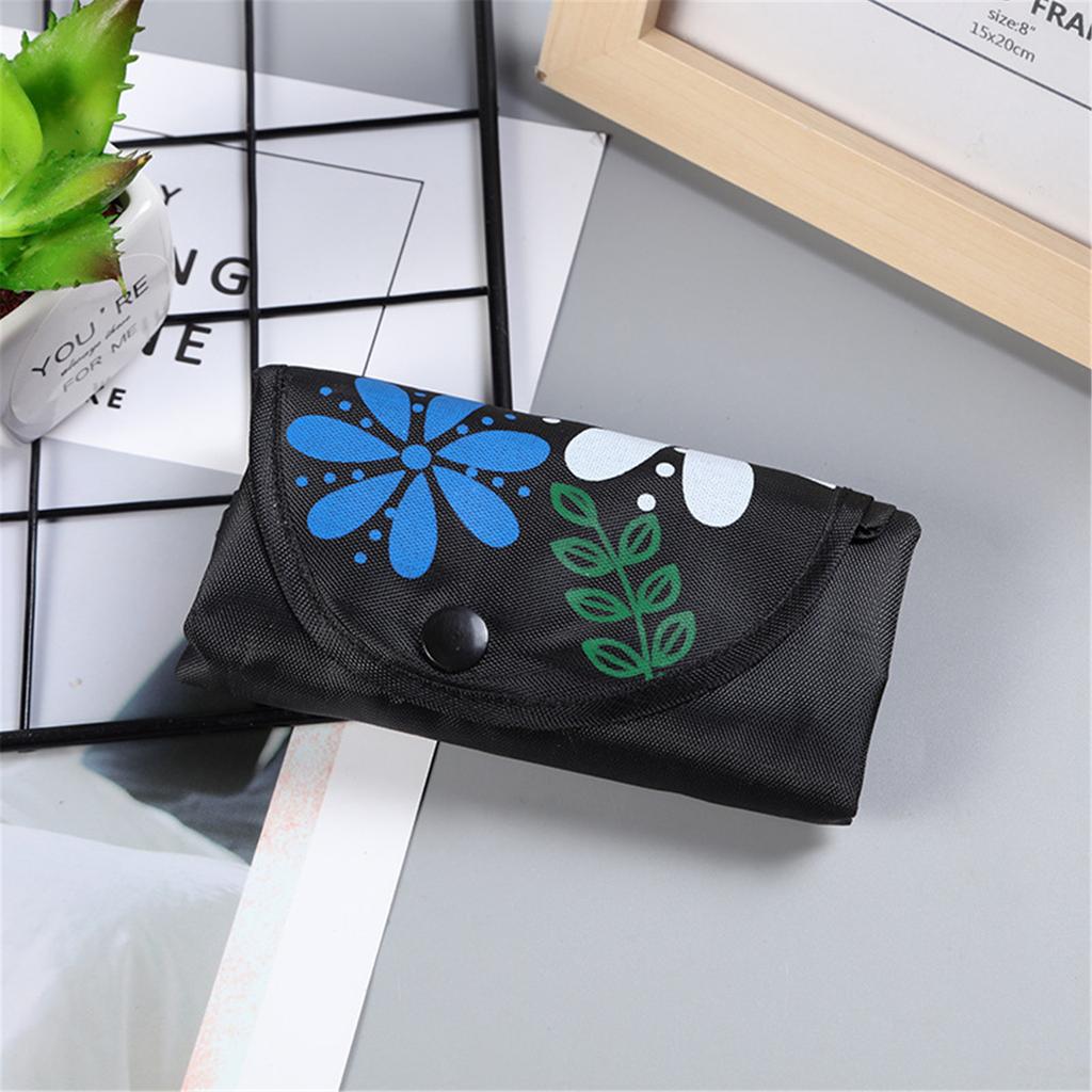 Foldable Shopping Bag for Women Portable Eco Grocery Pouch Tote Storage Bag Travel Pouch