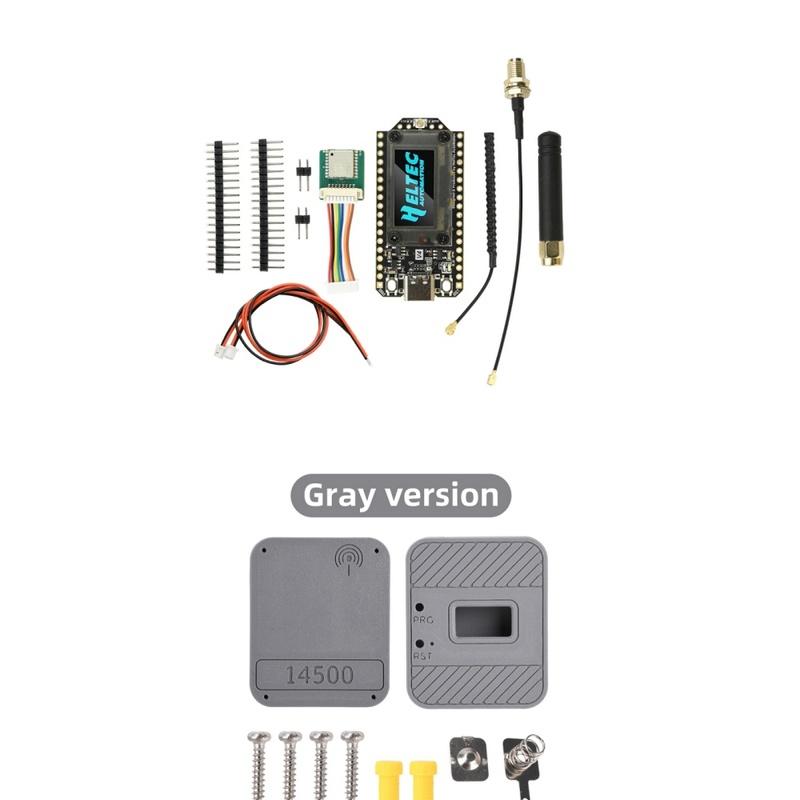 Великомасштабна плата розробки Heltec WiFi LoRa 32 V4 868MHz Kit Meshtastic ESP32 SX1262 з корпусом, GPS для Arduino IoT LoRaWAN