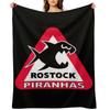 Rostock Piranhas Throw Blanket Loose Luxury Designer Multi-Purpose Fashion Sofas Blankets