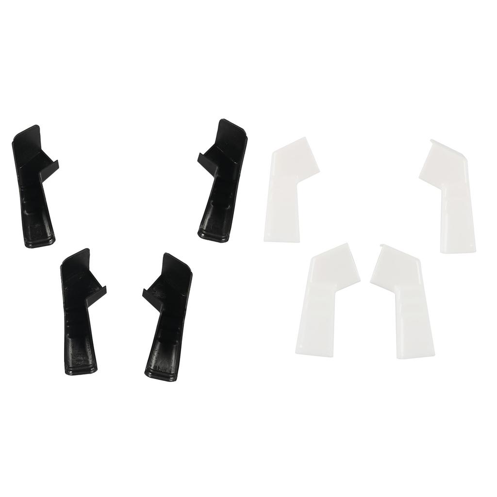 RVs Gutter Spouts Gutters For Gazebo RVs Roof Drip Edge 2 Left And 2 Right White Gutter Extender Guide