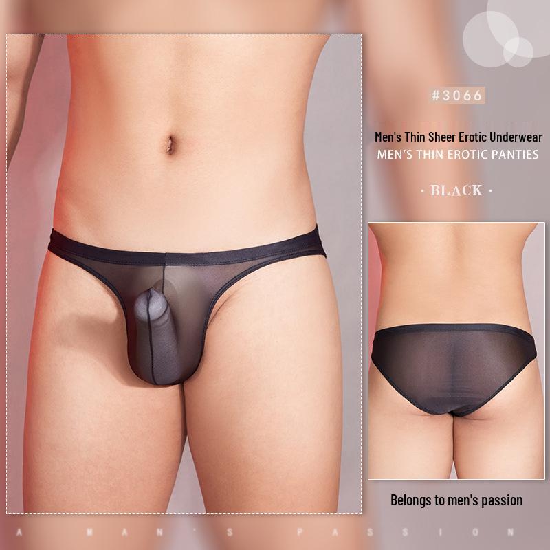 Erkek Seksi Hafif Nefes Alabilen Düşük Bel Flört İç Çamaşırı