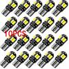 10/20/50/100PCS W5W T10 LED Bulbs Canbus 5730 8SMD 12V 194 168 LED Car Map Dome Lights Parking Light Auto Signal Lamp