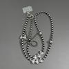 INS Silber Perle Herz Schleife Handykette Crossbody Hals hängend CCD Kamera Kette Taschenanhänger für Frauen