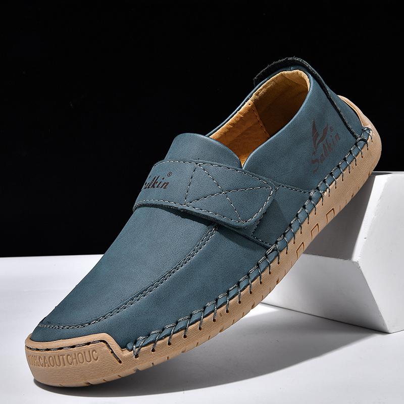 

Men s Slip On Loafers Soft Leather Preppy Lightweight Breathable Driving Shoes Non Slip Daily Fashion Casual Outdoor Sneakers 39