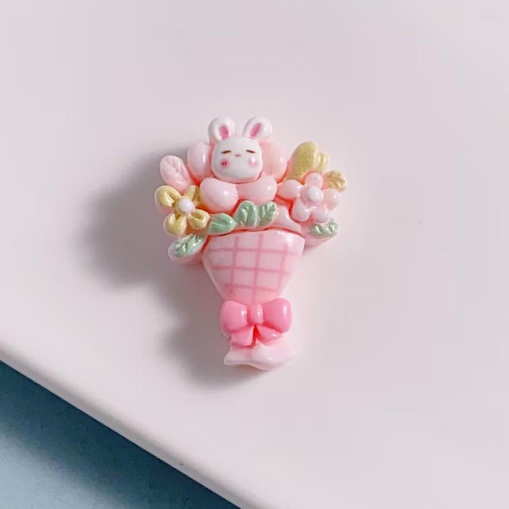 Cross-border Mushroom Girl Resin Sticker Decoration for Phone Case, Electric Scooter, Water Cup, Hair Clip, Camera, and DIY Cream Glue.