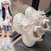 Girls' Soft Sole Sneakers 2025: Spring/Autumn Casual Shoes for Students, Ages 6-12.