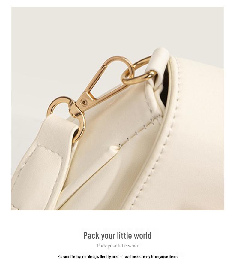 New Sweet Women's Versatile Cloud Bag: Crossbody, Shoulder, or Underarm - Stylish, Casual Summer Small Square Bag.