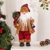 12" Figurka Santa Clause Vánoční Stojící Panenka Santa Clause s Dárky pro Sváteční Domácí Kancelář Stolní Dekorace