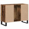 Bathroom Cabinet with Door Rustic Wood Finish 80 x 33 x 60 cm Engineered Wood