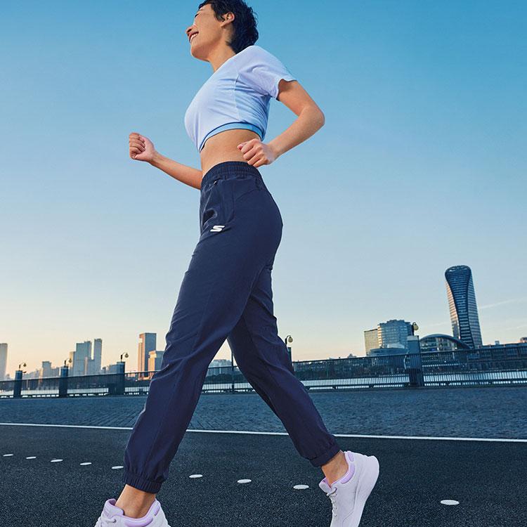Skechers Cool Dry Elastic Fitness Jogger Pants Women bottoms Navy-Academy-Blue P224W114-02MZ