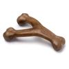 Durable Bone Dog Chew Toy for Aggressive Chewers Real Bacon Flavored Nylon Made in USA Medium Size Dog Dental Health