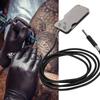 Professional Tattoo Pedal Footswitch for Power Supply Tattoo Machine Accessory (Black Cable)