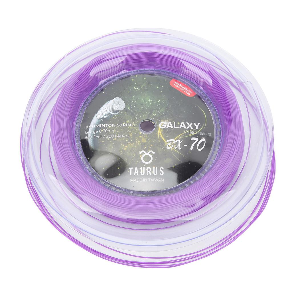 POWERTI BX70 Struny do Rakiet Badmintonowych Wysokoelastyczna Nylonowa Struna do Rakiet Badmintonowych 0.7mm Badminton