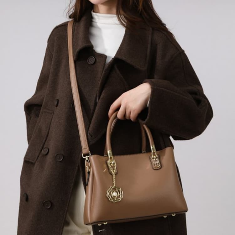 Lychee pattern handbag women's shoulder messenger bag