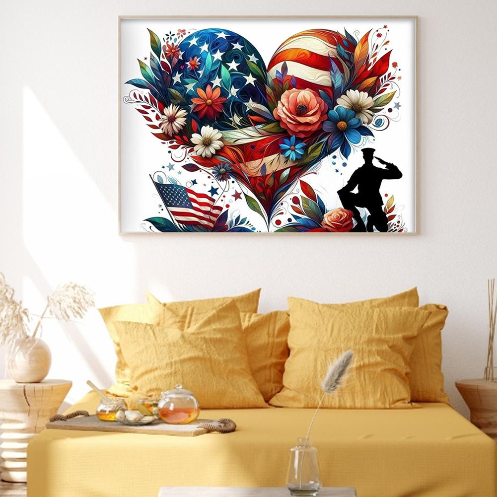 Kit Punto Croce con Stampa di Rose Set Artigianale da Ricamo Fai da Te 11CT Decorazione per la Casa