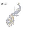 Decorative Tree Hanging Charms Faux Crystal Christmas Ornaments for Tree, Clear Snowflake/Starfish/Heart/Bird/Horse Decoration Decorations with