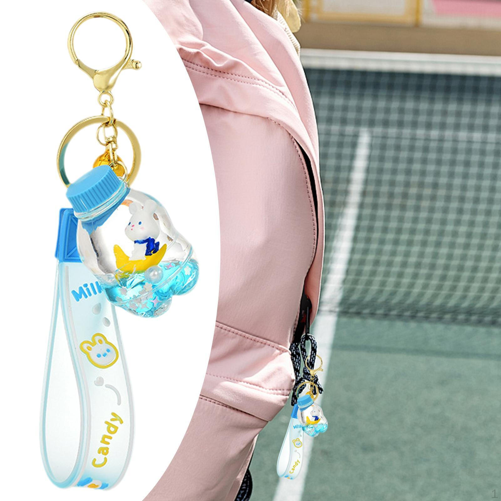 Жидкий зыбучий песок брелок акриловый держатель для ключей на свадьбу день рождения — фото 8