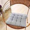 Thickened Dining Chair Seat Pad 46x46cm Slip Proof Chair Cushion for Kitchen Garden Office Multi Color