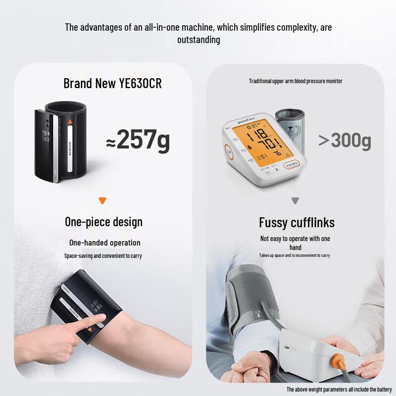 Yuwell Bluetooth Rechargeable Arm Blood Pressure Monitor