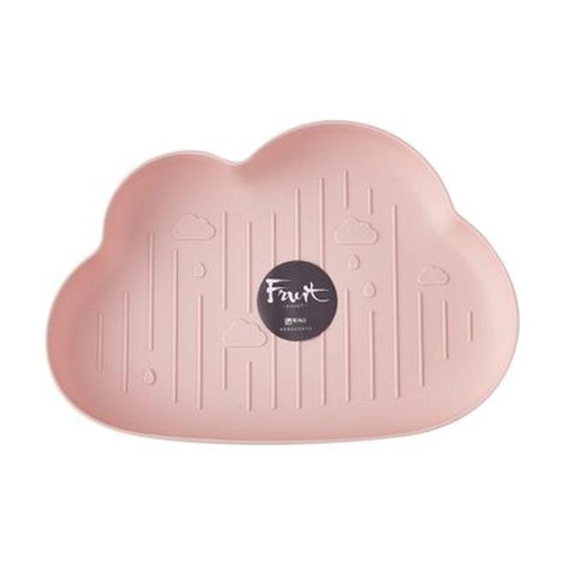 Creative Cloud Shaped Candy Snacks Dry Fruits Plastic Plates Dishes Bowl Breakfast Tray Home Kitchen