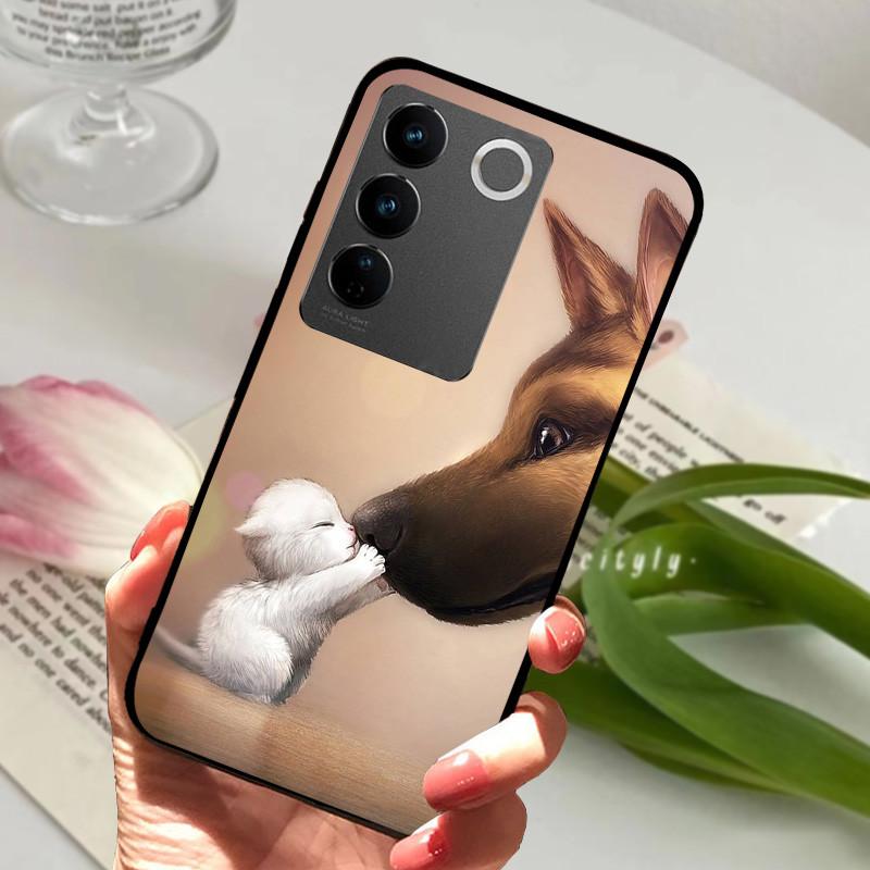 For Vivo V2230 V27 Pro 5G Case Popular Animal Cool Soft Back Protective Cover For Vivo V2237 V27e VivoV27 V 27 E Phone Bag Case