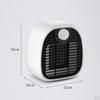Heater 1000W Convection Heating Personal Plastic Compact Fast Silent Electric Fan for