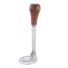 Wooden Handle Mud Press Masher Non-Stick Handheld Garlic Presser Manual Potato Masher  Kitchen Tool