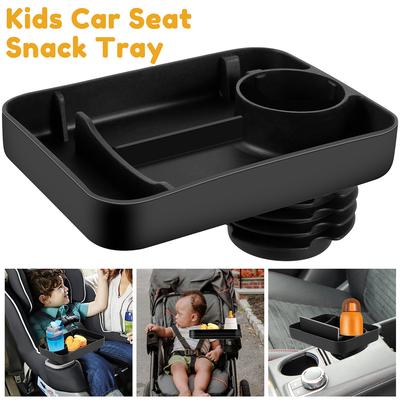 Plateau Snack Siège Auto Silicone Plateau Repas Siège Auto Enfant Plateau Snack Portable Porte-Boisson Organisateur Table Siège Auto Mettre Snacks Jouets