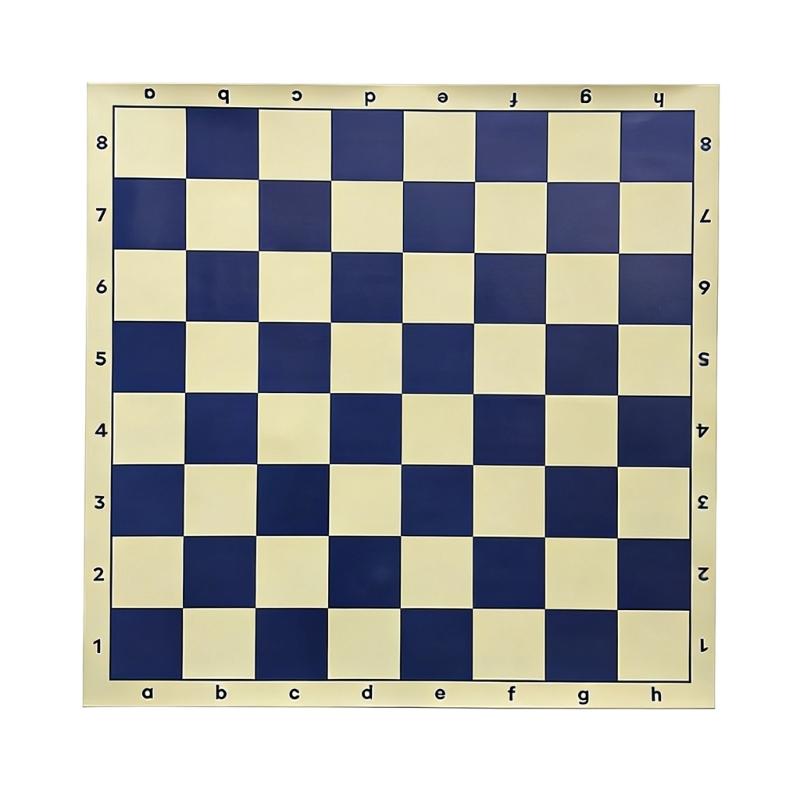 Scacchiera da Torneo in PU Leggera Portatile Arrotolabile Scacchiera Morbida Antiscivolo Tappetino per Scacchi da Viaggio Universale