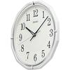 Seiko Clock Wall Clock, Radio-Controlled, Analog, White Pearl, 305×305×47mm, KX274W