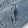 ELLE KIDS Mädchen Retro Cordkragen Jeansjacke