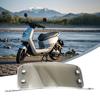 Motorcycle Deflector, Adjustable Bracket High-Definition Windshield, Transparent Wind Protection Board Universal for Electric Bike Scooter