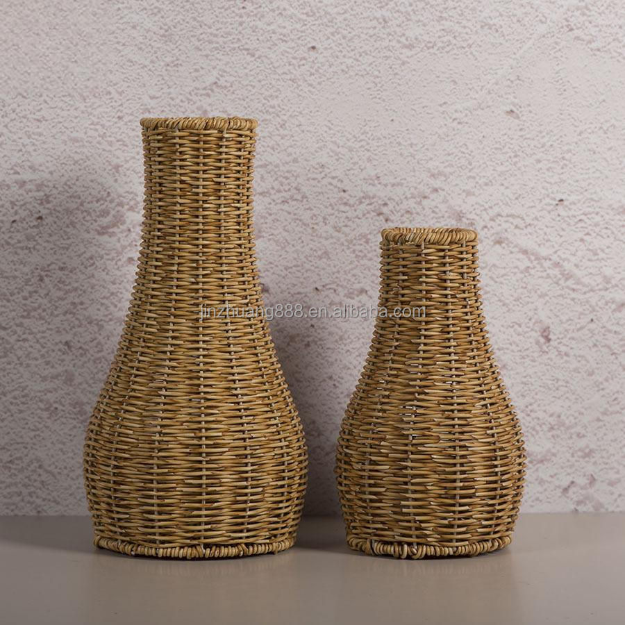 Handmade Eco-Friendly Art Deco Wooden Tabletop Vase Durable Natural Material for Home Wedding Decor Modern Design Customized