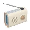 Miniature Bluetooth Speaker Portable Bluetooth Radio Solar Powered Wireless Speakers with Light for
