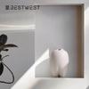BSH Minimalist Big Belly Glazed Ceramic Vase for Home Decor