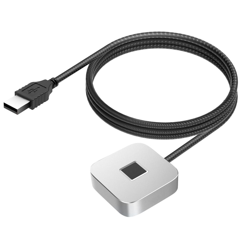 Fingerprint Scanner with 5ft Cable For Windows Hello Fingerprint Reader Portable USB Fingerprint Logger for Windows 10/11