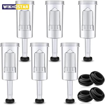 1/3/5 Pezzi Airlock di Plastica Set Airlock per Homebrew con Gommini in Silicone per Conservare Fermentazione Vinificazione Crauti Kimchi