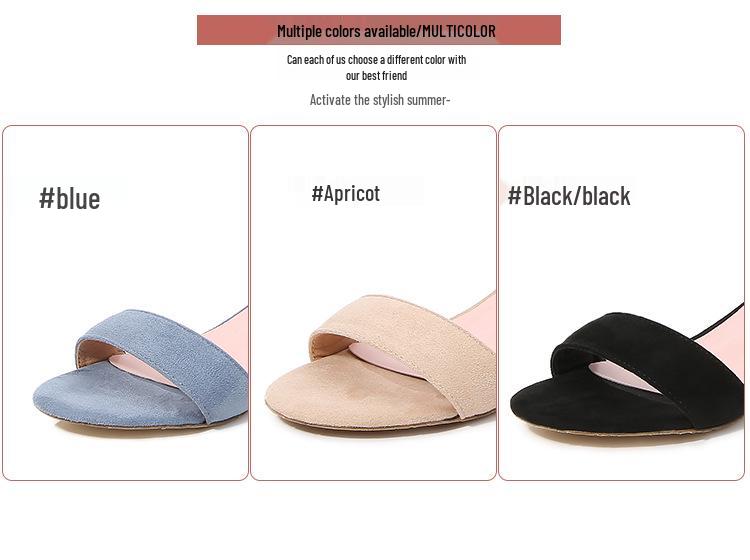 Sandali Romani Neri da Donna - Estate 2026, Versatili, Suola Morbida, Cinturino Singolo, Tacco Medio Chunky